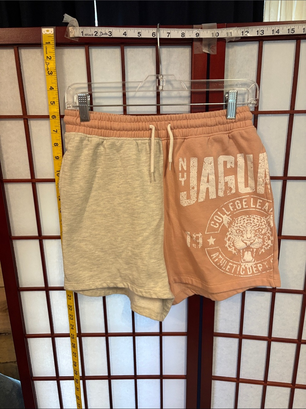 Zoe + Liv Peach Elastic Waist Shorts